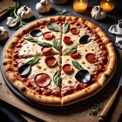 Огромный ассортимент потрясающе вкусной пиццы с быстрой доставкой