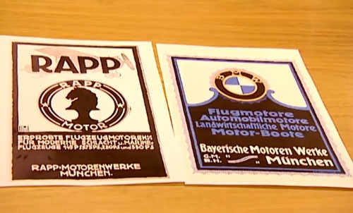 Логотипы Rapp Motoren Werke и Bayerische Motoren Werke